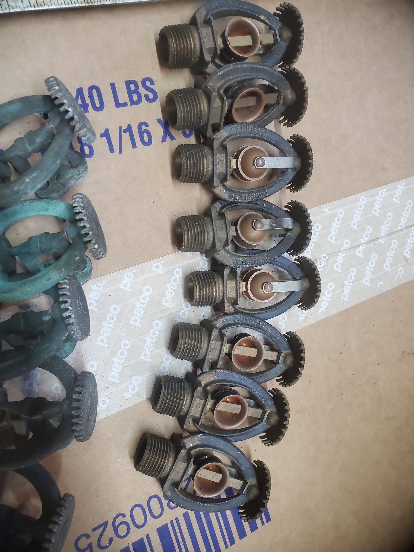 Vintage sprinkler heads